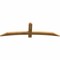 Ekena Millwork Bellingham Rough Sawn Timber Gable Bracket, Western Red Cedar, 72"W x 21"H x 2"D x 4"F, 7/12 Pitch GBW072X21X0204BEL00RWR - alternate 4